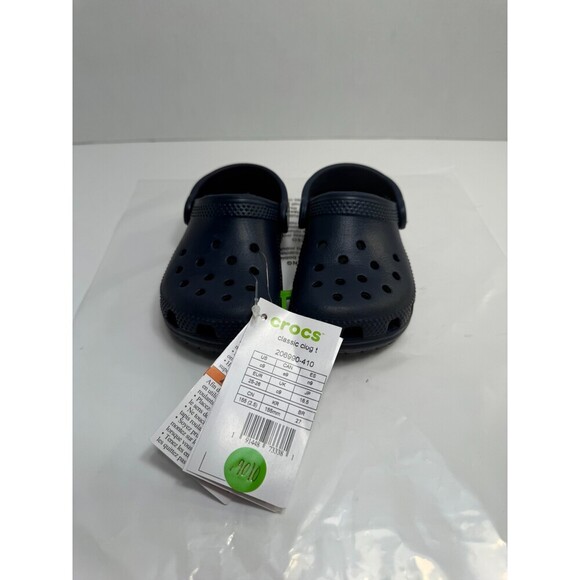 .9010 Crocs Classic Clog Blue-US 9 Toddlers - Picture 2 of 5